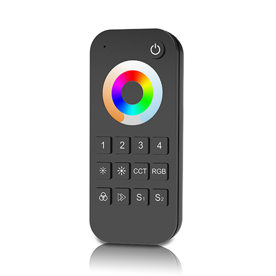 4 Zones RF 2.4G 5-in-1 Remote controller RT10 For single color, dual color, RGB, RGBW or RGB+CCT LED Strip Light
